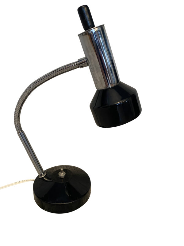 MCM Gooseneck Desk Lamp/Vintage Flashlight Lamp/1950s Desk Light