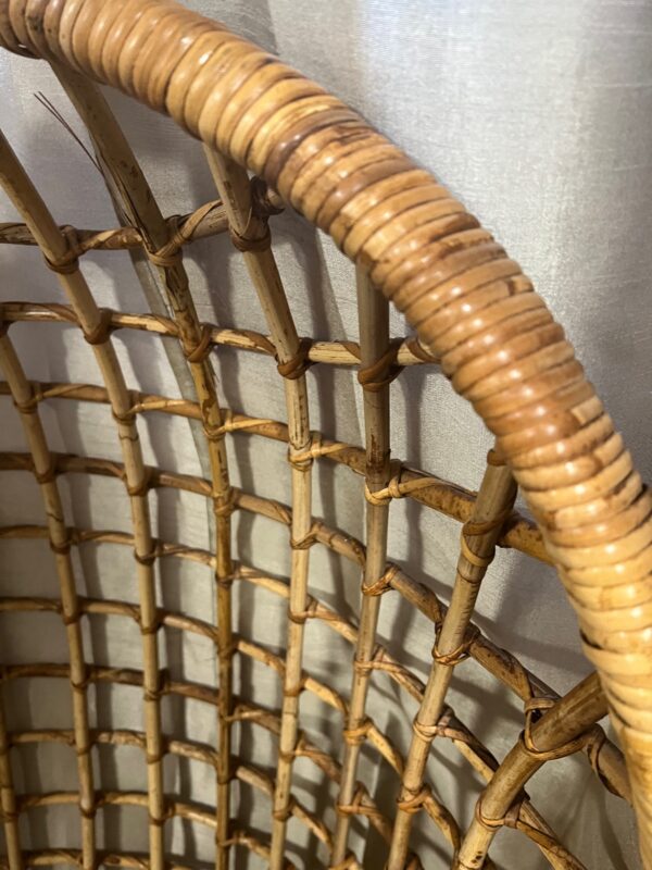 Vintage Hanging Rattan Chair - Image 7