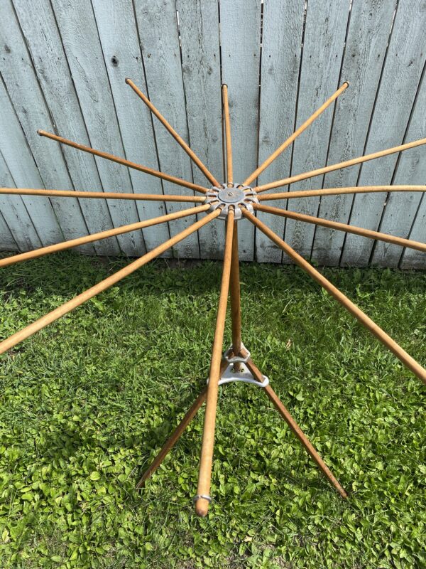 Vintage Antique Laundry Drying Rack/Umbrella Style Folding Rack/Farmhouse - Image 5