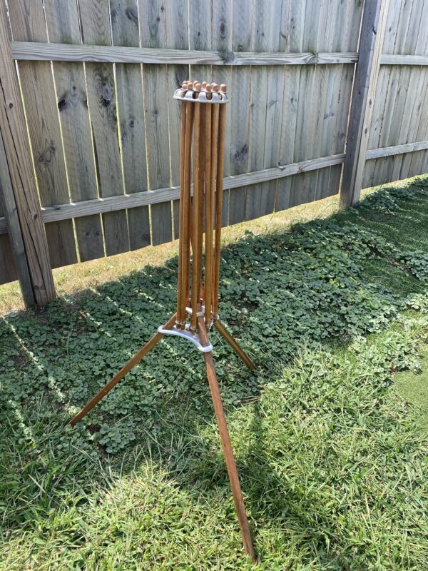 Vintage Antique Laundry Drying Rack/Umbrella Style Folding Rack/Farmhouse - Image 3