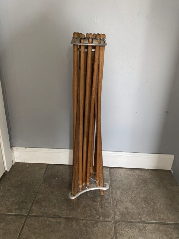 Vintage Antique Laundry Drying Rack/Umbrella Style Folding Rack/Farmhouse - Image 2