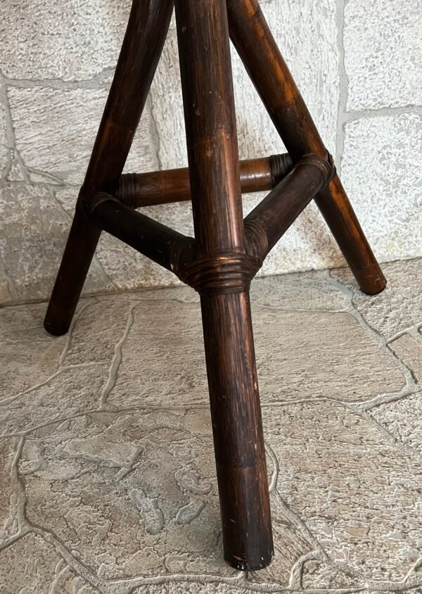 Franco Albini Style Vintage Rattan Coat Rack - Image 5