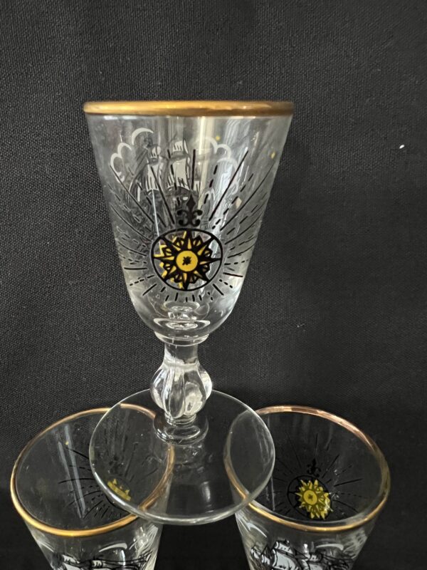 Vintage Libbey Cordial Glasses/ Set of 8 Original Box/ MCM Sherry Glass - Image 10