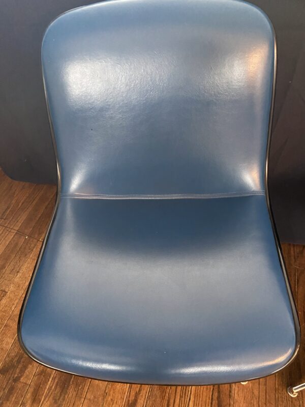 PAIR Mid Century Modern Steelcase Office Chairs/Pollock Style Faux Leather - Image 7