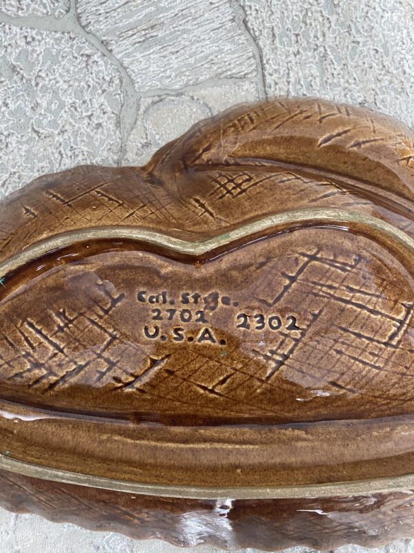 USA Calif Pottery Ashtray/ Vintage Glazed Pottery/#2702 #2302 - Image 6