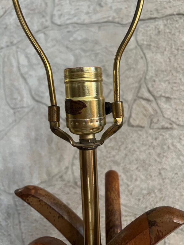 Walnut Sculptured Table Lamp MCM/ Adrian Pearsall - Image 8