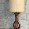 Walnut Sculptured Table Lamp MCM/ Adrian Pearsall - Image 9
