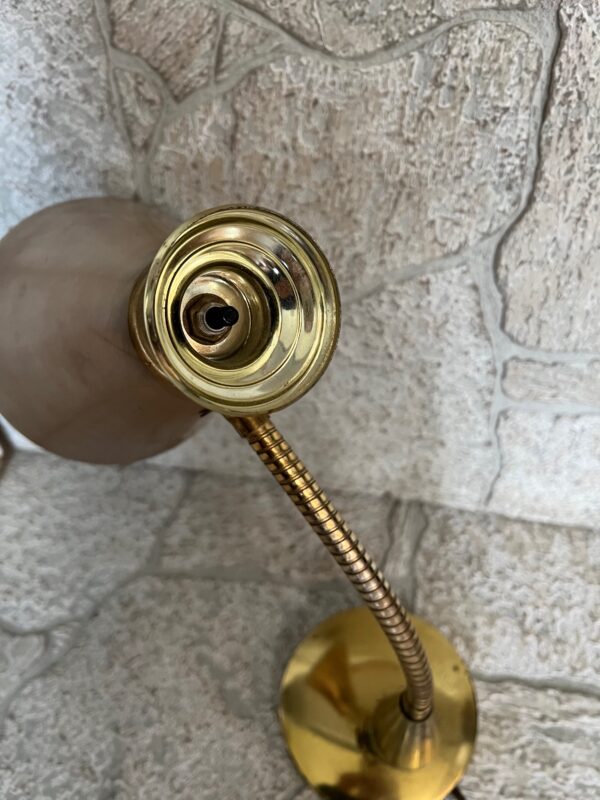 MCM Cone Gooseneck Desk Lamp / Mid Century Atomic Lamp - Image 3