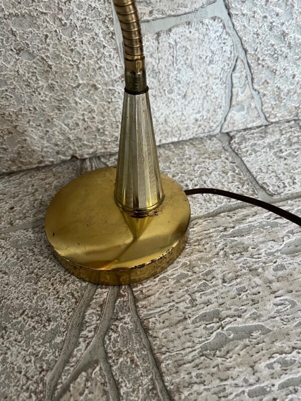 MCM Cone Gooseneck Desk Lamp / Mid Century Atomic Lamp - Image 7