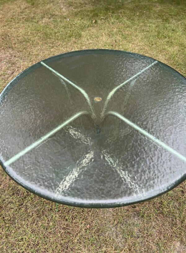 MCM/ Vintage Patio Table Set / Aluminum and Acrylic Retro Patio Tables - Image 4