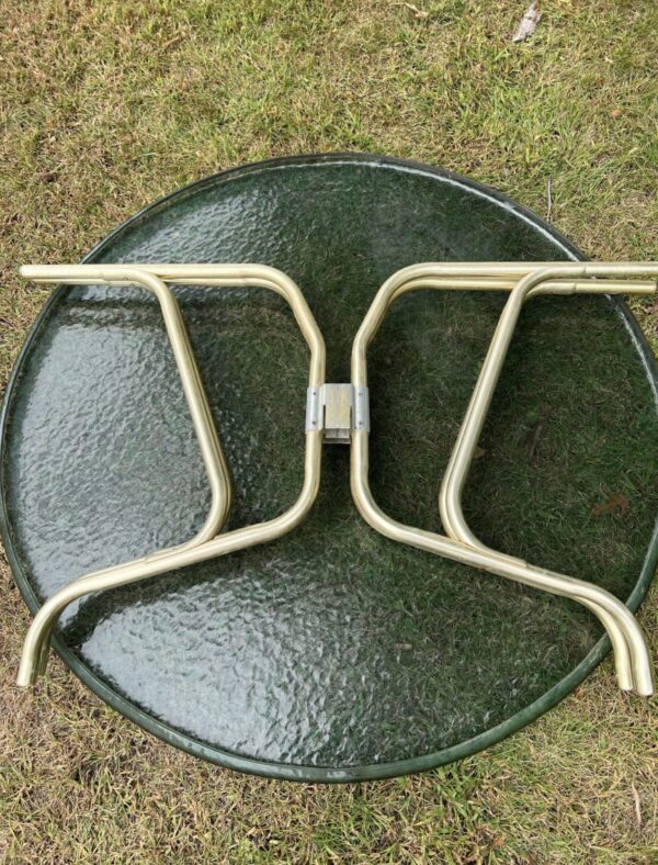 MCM/ Vintage Patio Table Set / Aluminum and Acrylic Retro Patio Tables - Image 11