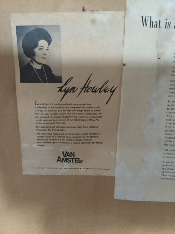 Lyn Howley Silkscreen Serigraph - Image 11