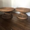 Vintage Peacock Wicker TABLES. Emmanuelle. Rare Find! Rattan Tables (2) - Image 5