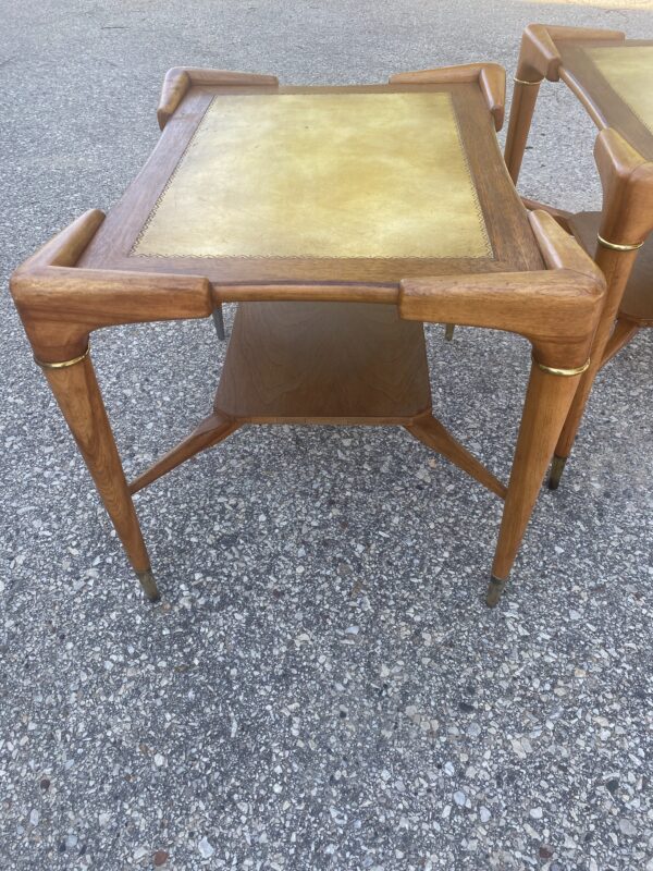 Unique MCM Danish End Tables / Set of 2 One Of A Kind Mid Century Modern - Image 4