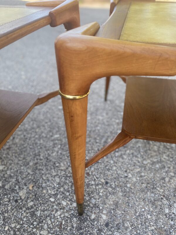 Unique MCM Danish End Tables / Set of 2 One Of A Kind Mid Century Modern - Image 8