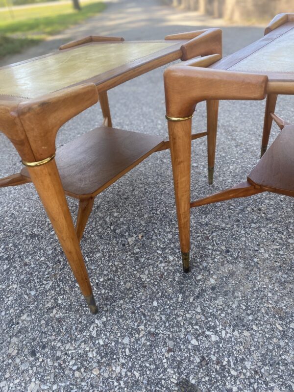 Unique MCM Danish End Tables / Set of 2 One Of A Kind Mid Century Modern - Image 10
