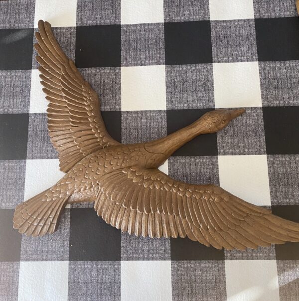 Syroco Geese / MCM Pair Geese in Flight /#7055 /#7056 Vintage Syroco Geese - Image 5