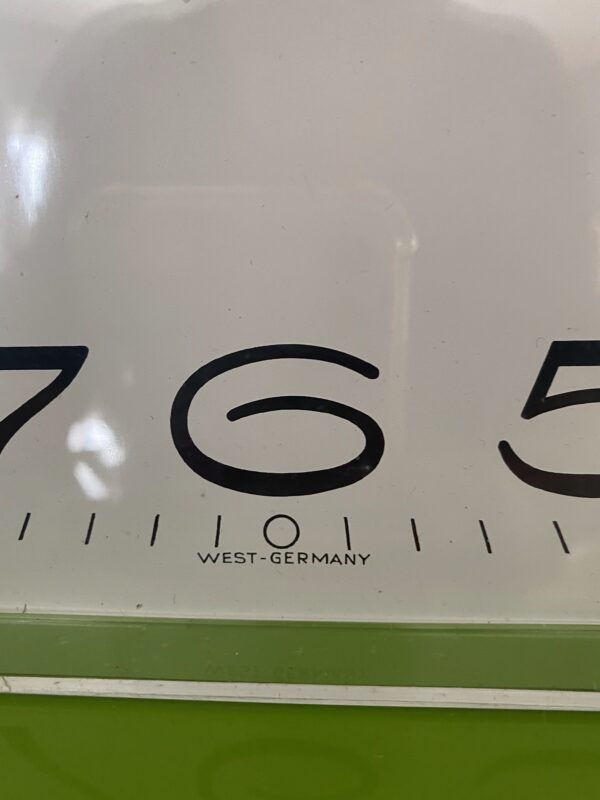 Vintage Wedgefield Cube Clock / West Germany Lime Green Mod Cube Clock/ 60s Mod - Image 3