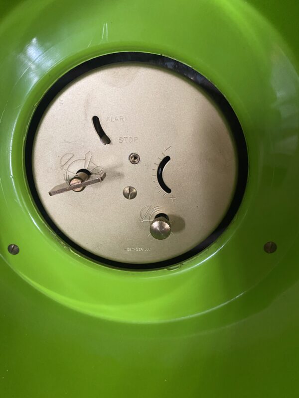Vintage Wedgefield Cube Clock / West Germany Lime Green Mod Cube Clock/ 60s Mod - Image 5