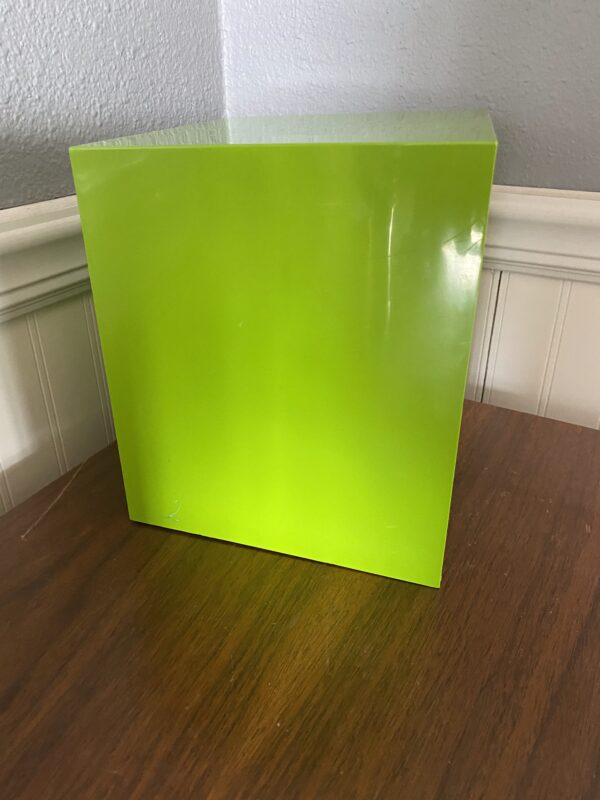 Vintage Wedgefield Cube Clock / West Germany Lime Green Mod Cube Clock/ 60s Mod - Image 7