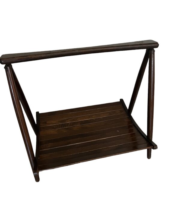 Mid Century Modern Folding Wood Magazine Holder/ MCM Danish Style - Image 9