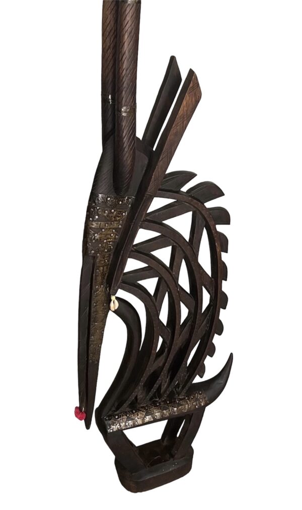 African Chiwara / Bambara Figure Headdress / Tribal Sculpture