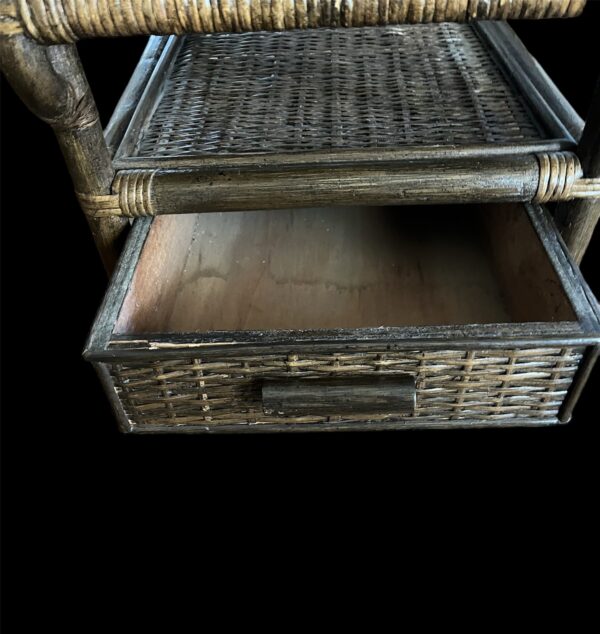 Vintage Rattan / Bamboo Gentleman's Valet Butler - Image 7