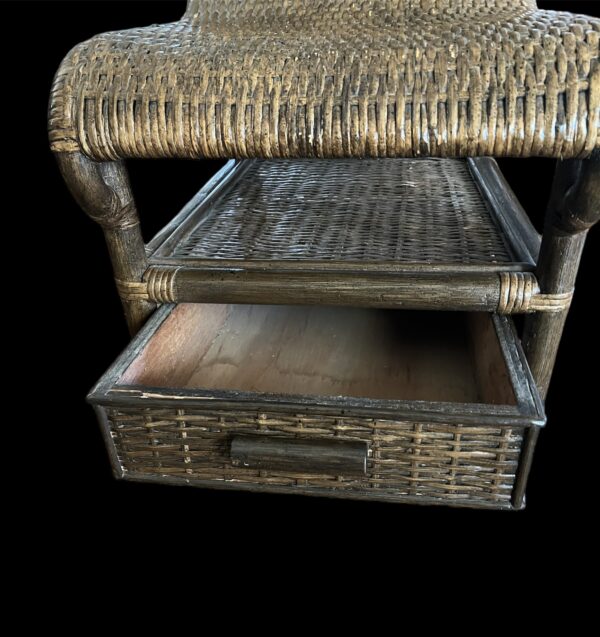 Vintage Rattan / Bamboo Gentleman's Valet Butler - Image 8