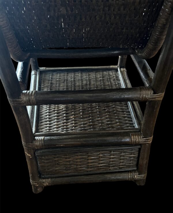Vintage Rattan / Bamboo Gentleman's Valet Butler - Image 9