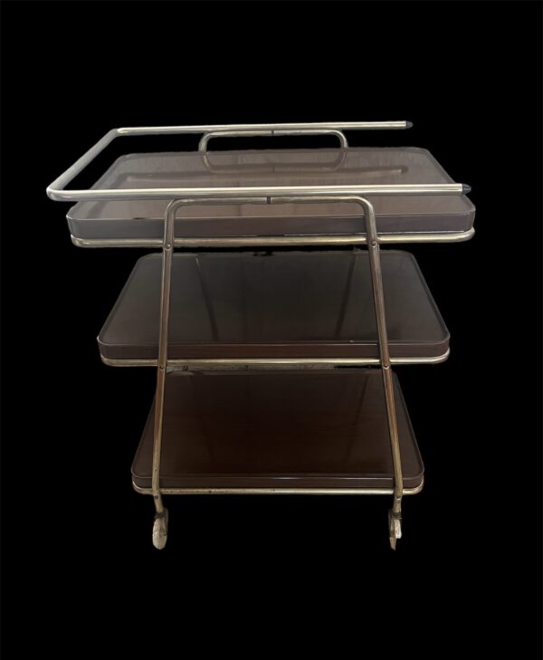 Vintage Cosco Bar Cart / Vintage Serving Cart - Image 4