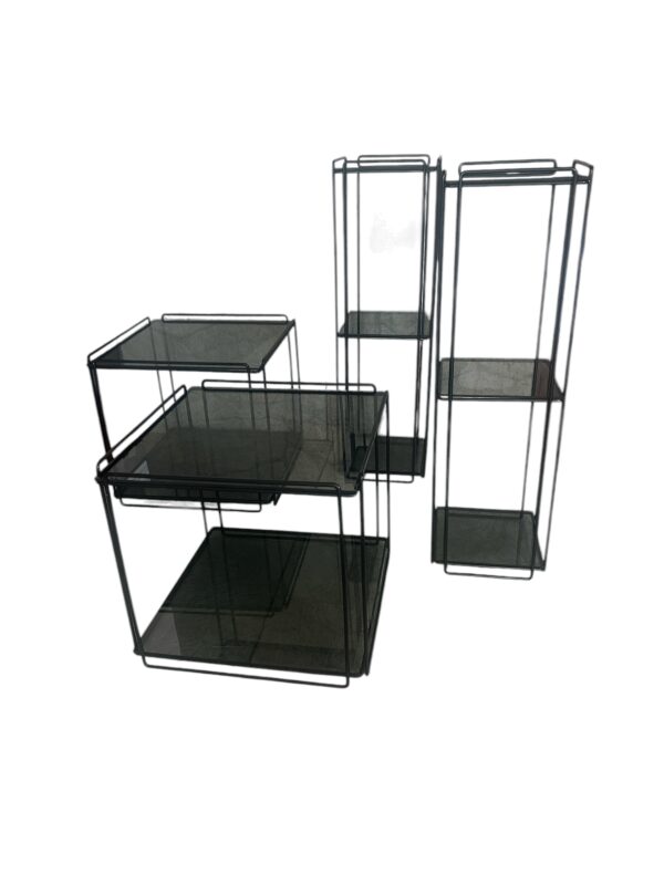 Max Sauze Isocele End & Pedestal Tables (2 sets)