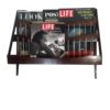 Mid Century Modern Teak & Rope Magazine Rack / MCM Teak Newspaper Rack - Image 9