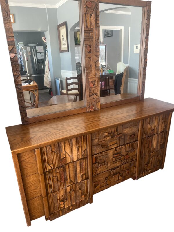 5 piece Vintage Lane Pueblo Brutalist Bedroom Set. (will separate set) - Image 10