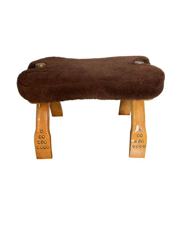 Vintage Camel Saddle/ Egyptian Vintage Camel Footstool Ottoman