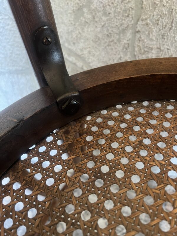 Vintage Bentwood Cane Bistro Chairs/ Vintage Speakeasy Chairs / Thonet - Image 5