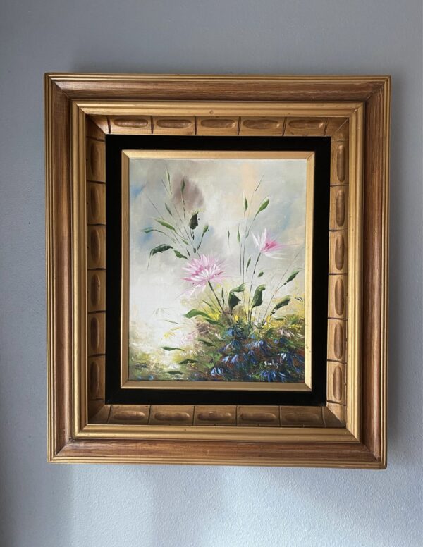 MCM S Colby Painting Original in Frame, Oil Impressionist Style, MCM Oil Art