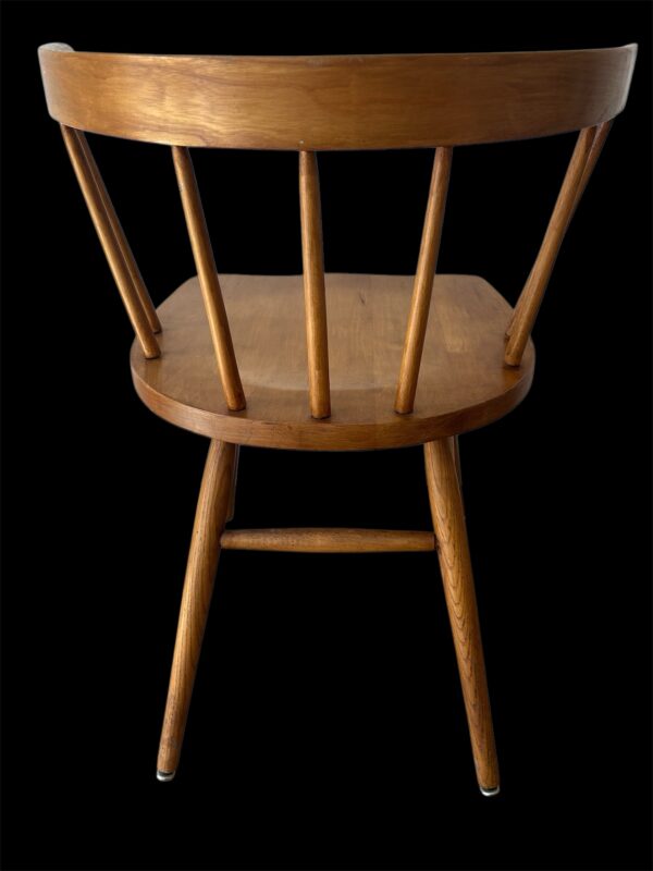 Rare Possible Prototype George Nakashima for Knoll “Straight Chair” – 7-Rung Back - Image 6