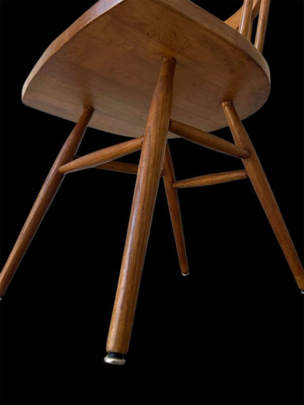 Rare Possible Prototype George Nakashima for Knoll “Straight Chair” – 7-Rung Back - Image 8