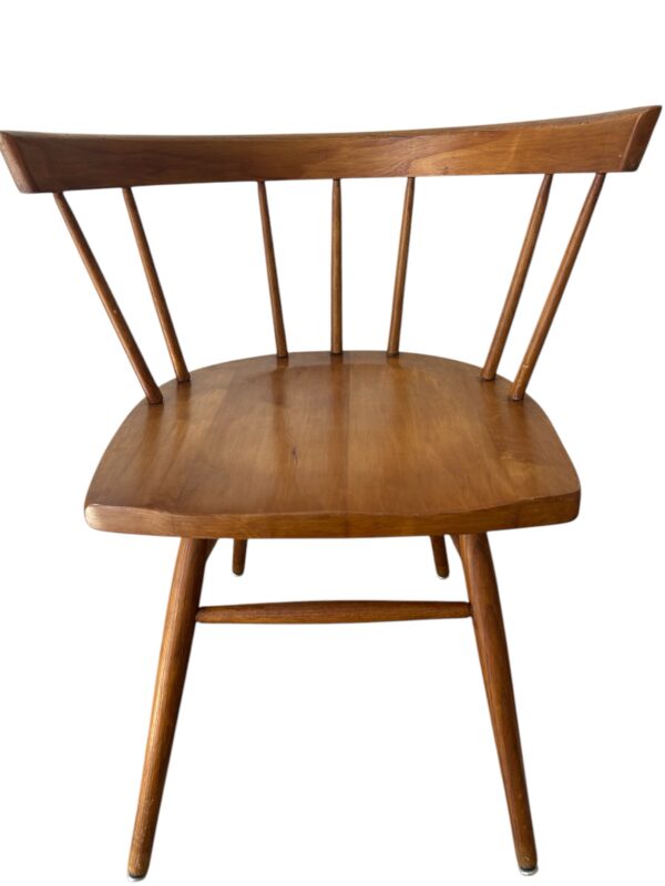 Rare Possible Prototype George Nakashima for Knoll “Straight Chair” – 7-Rung Back - Image 3