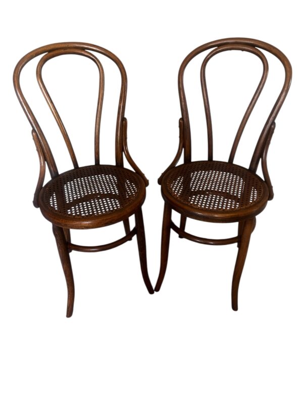 Vintage Bentwood Cane Bistro Chairs/ Vintage Speakeasy Chairs / Thonet