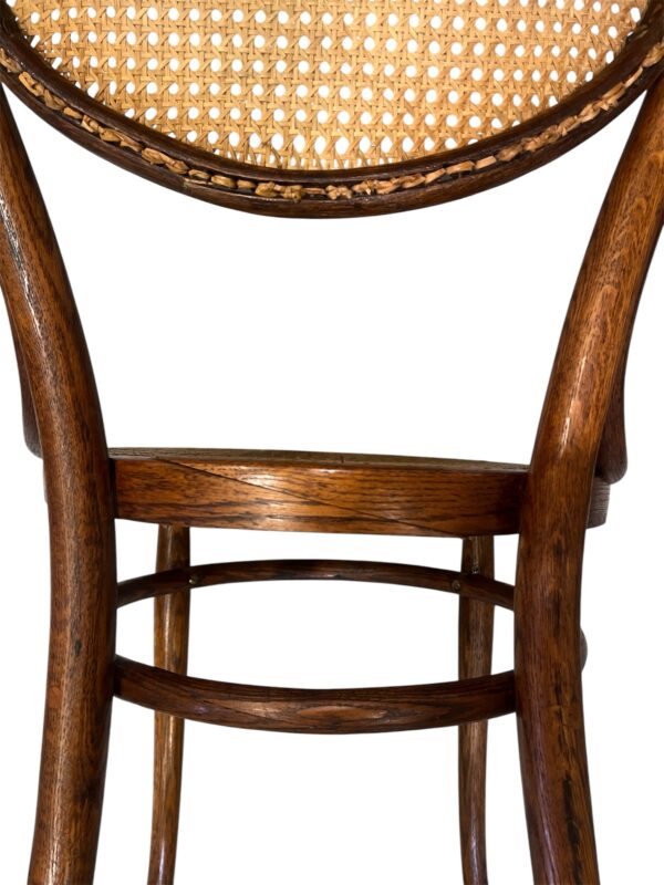 Vintage Posible Thonet Style Bentwood with Oval Cane Back / Seat - Image 5
