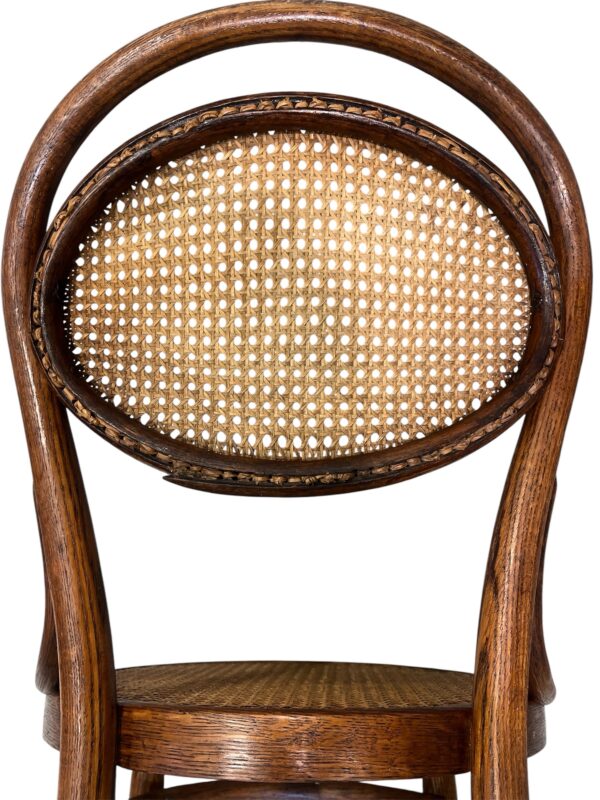 Vintage Posible Thonet Style Bentwood with Oval Cane Back / Seat - Image 7