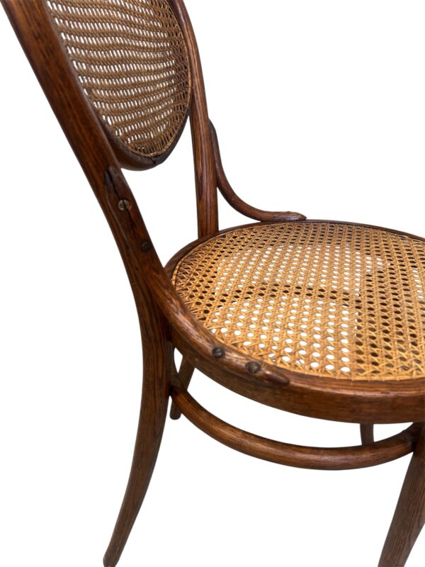Vintage Posible Thonet Style Bentwood with Oval Cane Back / Seat - Image 8