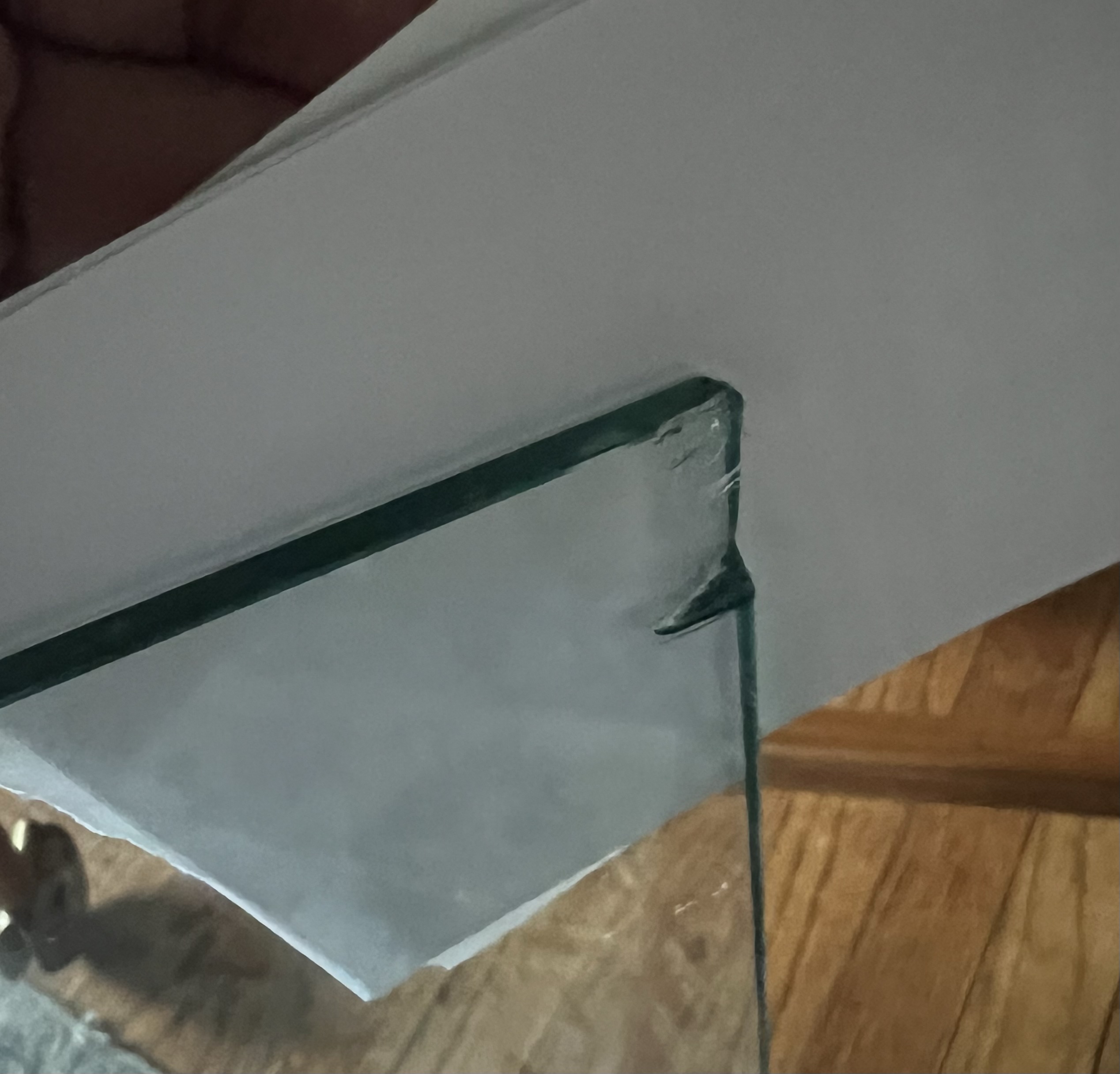 Danish Mid-Century Modern Teak & Glass Bar Cart / Serving Trolley on Brass Casters - Image 10